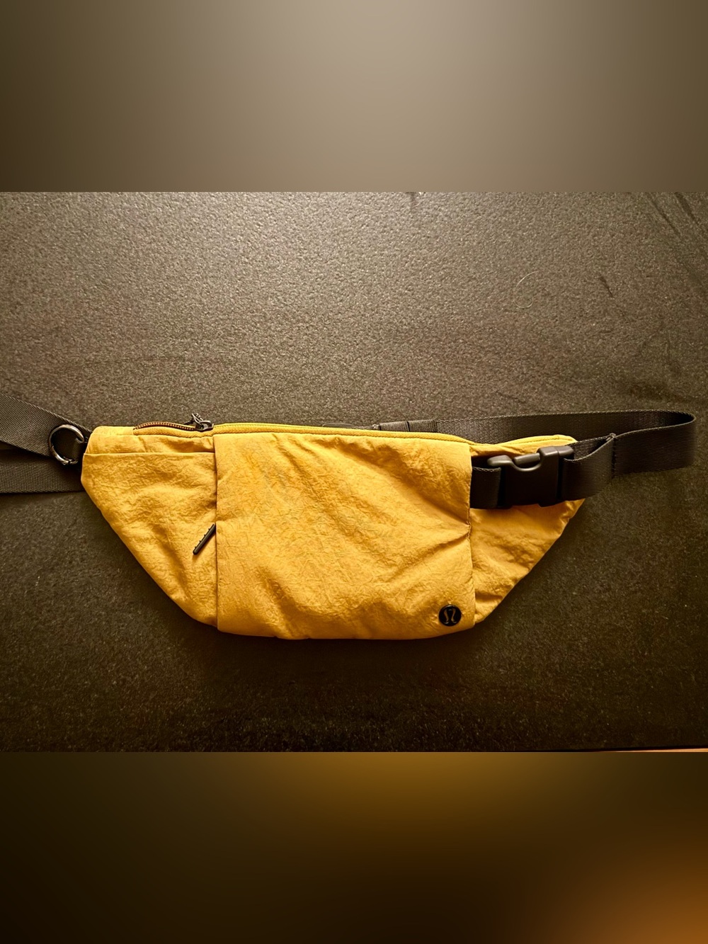 Lululemon Mustard Yellow Crossbody Sling Belt Bag Adjustable Strap
